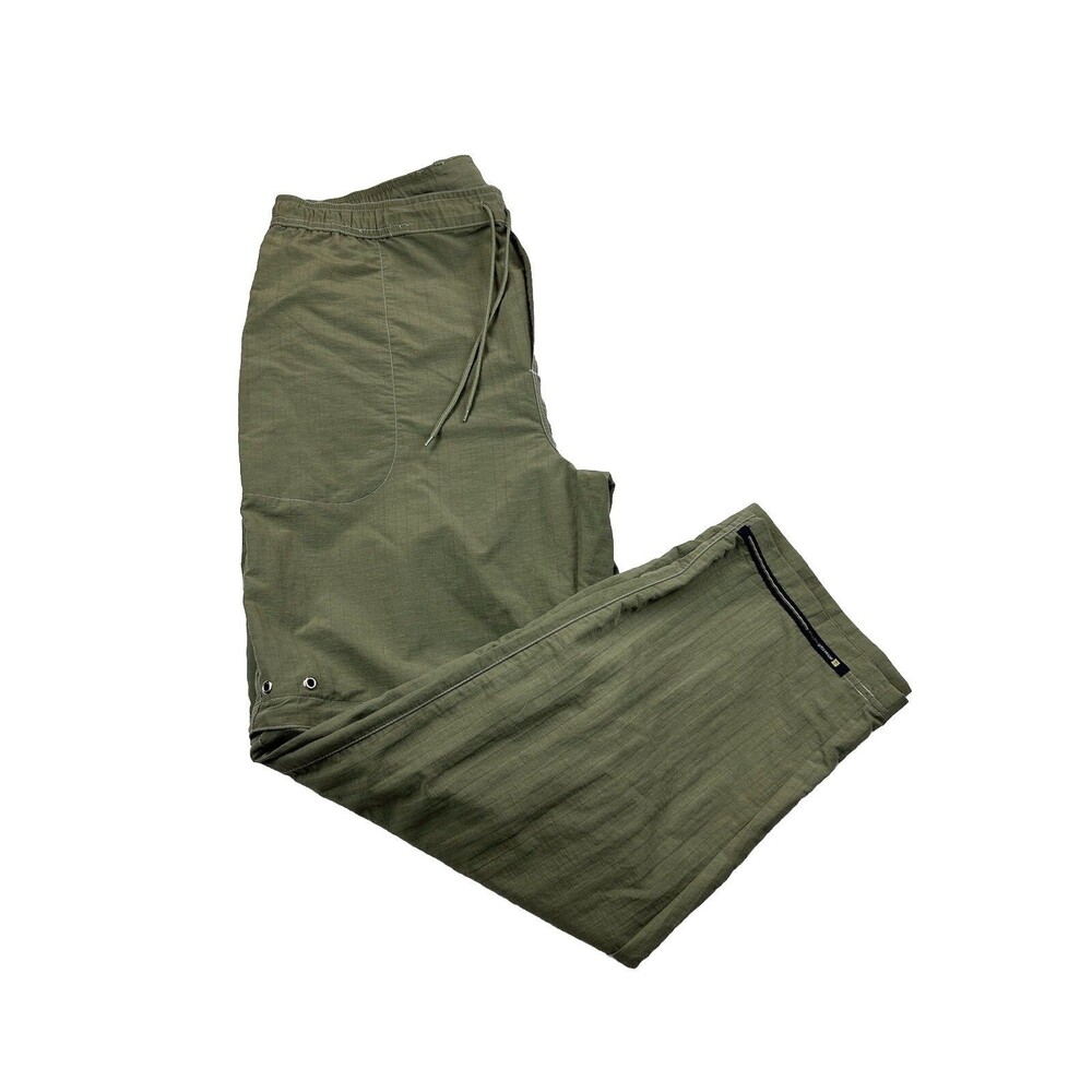 Perry Ellis America Active Ripstop Convertible Athletic Pants Mens XL Drawstring